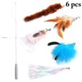 thumbnail image 2 of Cat Wand Toy Retractable: Cat Fishing Pole Toy Cat Teaser Toy with Wand Refills, 2 of 5