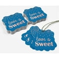 thumbnail image 5 of Inkdotpot Love Is Sweet Wedding Bottle Tag Real Rose Gold Foil Favor Bracket Shape Hang Tags Pack Of 100, 5 of 7
