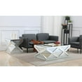 thumbnail image 5 of Elegant Decor 47.5 inch Rectangle Crystal Coffee Table Clear Royal Cut Crystal, 5 of 6