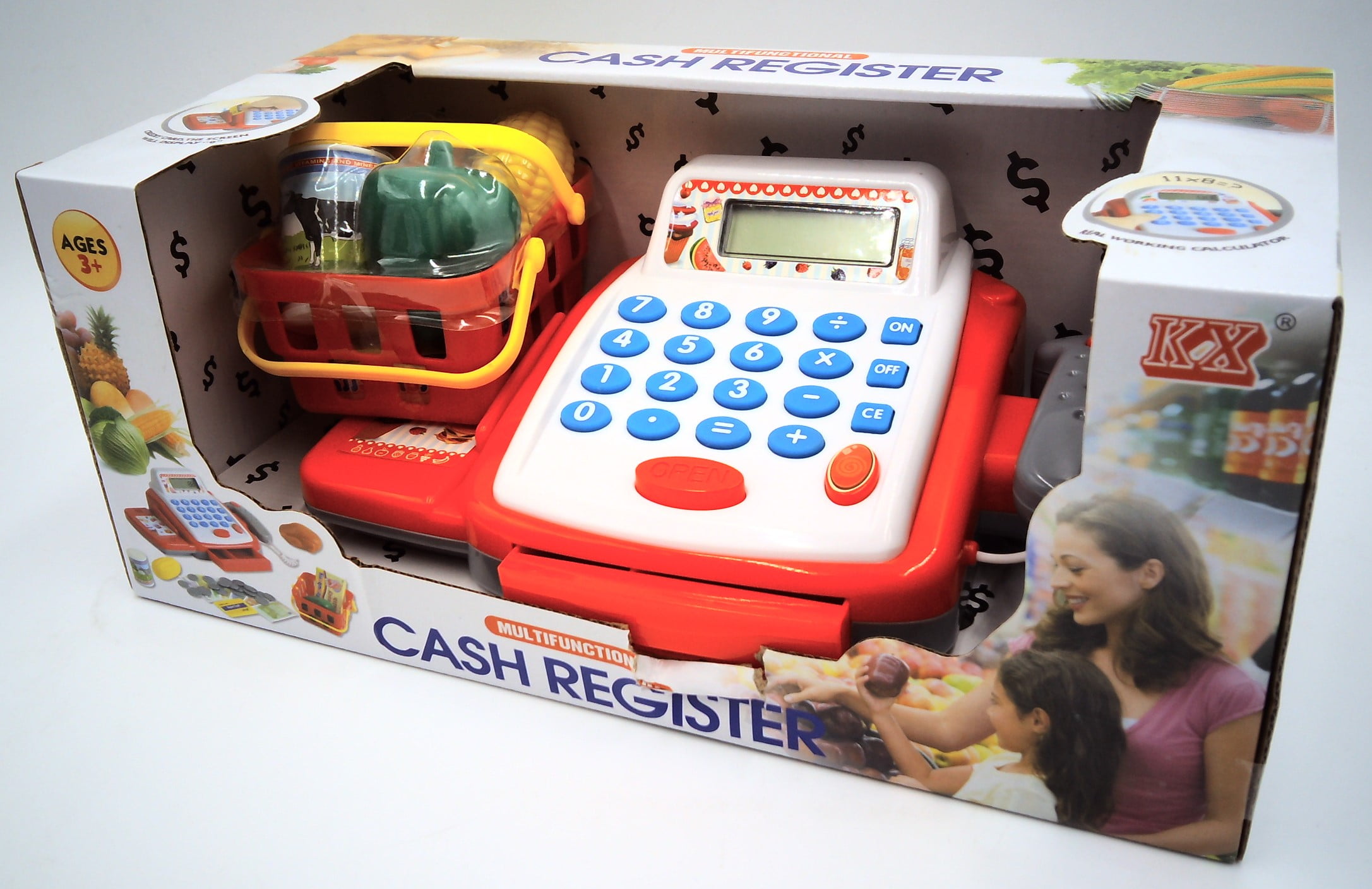cash register with a scanner