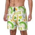 thumbnail image 1 of Balery St Patrick's Day1 Bañador para hombre, shorts de playa de secado rápido con entrepierna y forro de compresión-3X-Large, 1 of 6