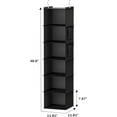 thumbnail image 3 of AWLYLNLL Hanging Closet Organizers and Storage, 6-Shelf Hanging Closet Shelves, Black, 3 of 7