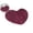 Purple, variant on Small Heart Shaped Chenille Bath Mat Soft Absorbent Plush Microfiber Bathroom Rug Machine Washable Shaggy Mat Carpet for Shower, Bedroom, Bathtub