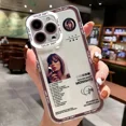 thumbnail image 3 of Funda para teléfono S-Swift Singer T-Taylor para iPhone 16 15 14 13 12 11 Mini Pro Max X XR XSMax 7 8 Plus SE20 Funda transparente, 3 of 5