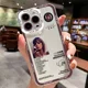 thumbnail image 3 of Funda de teléfono S-Swift Singer T-Taylor para Samsung S25 S24 S23 S22 S21 S20 S10 FE Note20 Note10 Plus Ultra Lite 5G TPU suave transparente, 3 of 5