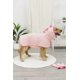 thumbnail image 4 of Juego de toallas para perros Pawyee, bata grande de microfibra con forma de dinosaurio rosa, 4 of 6