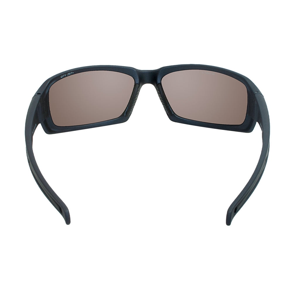 SafetyVu Outdoors Safety Glasses Full Frame Mt. Blue - Polycarbonate Mirror Blue Lens
