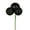 Black, variant on Vickerman 18" Coral Ball Ornament Christmas Pick, 4 per set