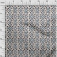 thumbnail image 3 of oneOone Georgette Viscose White Fabric Asian Suzani Dress Material Fabric Print Fabric By The Yard 42 Inch Wide, 3 of 5