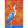 thumbnail image 3 of Craig, Casey 13x18 Black Modern Framed Museum Art Print Titled - Blue Heron, 3 of 5