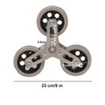 thumbnail image 3 of 2 Pcs Chariot à Trois Roulettes en Caoutchouc Naturel Roue Chariot de Courses Triangle Roues en Caoutchouc pour Déplacer les Roues, Matériau Supérieur, 3 of 5
