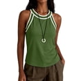 thumbnail image 4 of Admvng Womens Tank Top Stretchy Knit Basic Summer Camisole Blouse, 4 of 7