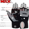 thumbnail image 5 of MRX Weight Lifting Gloves Amara Leather with Long Wrist Straps – Gym Gloves, Workout Gloves, Exercise Gloves for Powerlifting, Fitness, Cross Training for Men & Women, 5 of 6