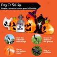 thumbnail image 5 of Joyfy 8 ft Halloween Inflatables Characters,Long Light Up Pumpkin Ghost Cat Tombstone Halloween Blow up Yard Decorations,Outdoor Halloween Decor, 5 of 9