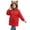 Red, variant on StSilkitty Puffer Jacket for Boys Girls Zip up Long Sleeve Hooded Jacket Coat with Pockets Fall Winter Warm Outerwear Clothes