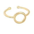 thumbnail image 1 of 14K Gold Plated Rings for Women | Gold Karma Circle Ring | Stackable Rings, 1 of 5