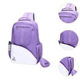 thumbnail image 5 of lacooooppia Table Tennis Backpack Table Tennis Bag Practical Crossbody Stylish for Men and Women Storage for Sports Training Competition, 5 of 8