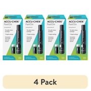 (4 pack) Accu-Chek FastClix Diabetes Lancing Device with 6 FastClix Lancets for Diabetic Blood Glucose Testing (Packaging May Vary)