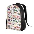 thumbnail image 2 of Easygdp Alpaca Flower Mochila Versátil y Elegante: Comodidad, Almacenaje y Durabilidad para la Universidad, Trabajo, Viajes y Uso Diario, 2 of 8