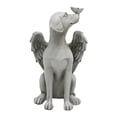 thumbnail image 1 of Escultura de perro decorativa para interiores al aire libre, estatua conmemorativa del animal doméstico Sunnimix Estatua de ángel de perros, 1 of 7