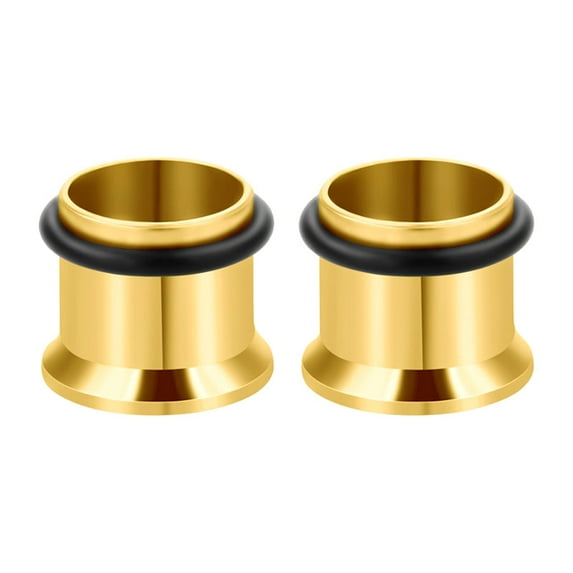 LAURITAMI Stainless Steel Ear Tunnel Plug Flesh Expander Piercing 6mm-20mm)