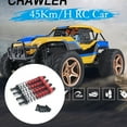 thumbnail image 3 of 4 Pcs 1/12 RC Cars Shock Absorber Upgraded Adjustable Replacing Parts Modification Kit Replacement for WLtoys 12402-A A323 12409 Red, 3 of 7