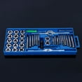 thumbnail image 3 of 40pc Versatile Tap and Die Set Thread Repair Tool High Performances Tap And Die Kit For Versatile Threading Applications, 3 of 12