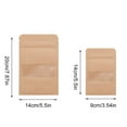 thumbnail image 3 of AMERTEER Paper Bags with Window 50Pcs Kraft Paper with Lock and Transparent Window Multifunctional Paper Seal Bag for Dried Food Coffee Bean Nuts Candy Snack, 3 of 11