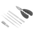 thumbnail image 4 of Kit de 6 cortaúñas de acero inoxidable de alta resistencia para uñas encarnadas gruesas., 4 of 14