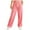 Pink, variant on Summer Pants for Women Juniors Linen Pants Woman Clothes for Work Womens Running Print Pant High Waist Women Dressy Womens with Pockets with Bow Belt Tracks Clothes Designer Wide Leg Pink L