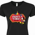 thumbnail image 3 of Disney - Birthday - Ring Master Mickey, Party Time Have Fun - Juniors Fitted Graphic T-Shirt, 3 of 5