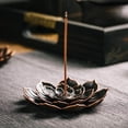 thumbnail image 5 of Holzlrgus Brass Lotus Incense Holder, Incense Sticks Burner, Incense Ash Catcher, 3 Pack, 5 of 7