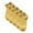 Yellow, variant on Japanese Style Women's Low Cut Solid Color Ankle Socks Five Pack With Decorative Wooden Ear Trim Design Yellow,One Size