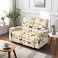 thumbnail image 7 of TSOVTHRID Chicken Rose Floral Print Loveseat Recliner Cover, 6-Piece Non Slip Couch Cover with Elastic Bottom Furniture Protector for Reclining Loveseat, 7 of 7