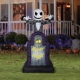 thumbnail image 2 of Gemmy Inflatable Nightmare Before Christmas Master of Fright Jack Skellington LED Lighted Yard Decoration - 42 in, 2 of 2