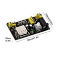 thumbnail image 3 of Mini Breadboard 65 Jump Wires Breadboard Power Module para Arduino (MB102 Black), 3 of 5