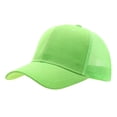 thumbnail image 4 of UJNDER Womens Baseball Cap Ponytail Hat High Messy Bun Ponycap Quick Drying Mesh Hat Unisex Summer Hat Mint Green,One Size, 4 of 4