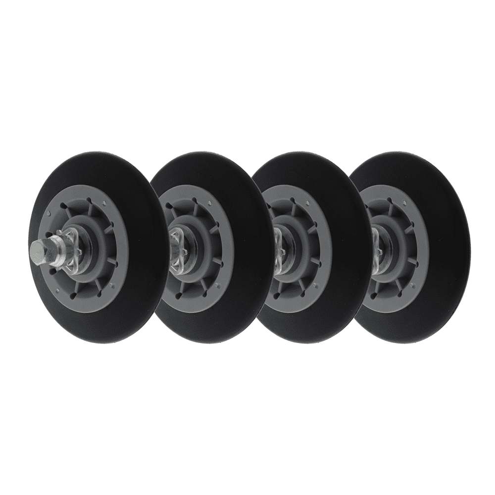 Dryer Roller 4-Pack fits General Electric, AP5793315, PS8756654, WE03X10016KIT