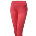 thumbnail image 3 of FashionOutfit Women's Basic Solid Full Length Yoga Pants, 3 of 3