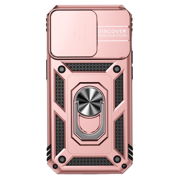 Estuche GANGXUN para iPhone 14 Pro, soporte giratorio 360°, estilo mecánico y magnético