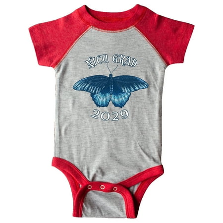 

Inktastic NICU Grad 2029 with Blue Butterfly Gift Baby Boy or Baby Girl Bodysuit