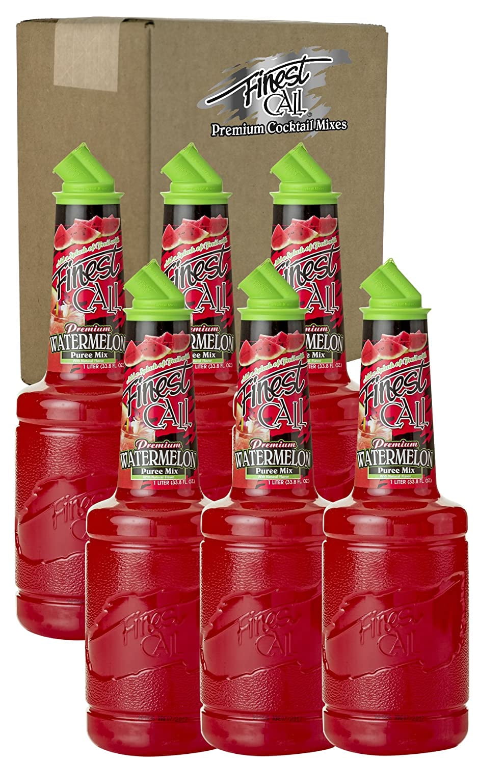 Finest Call Premium Watermelon Fruit Puree Drink Mix, 1 Liter Bottle