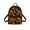 Halloween Pumpkin Pattern, variant on Eheartsgir American Eagle Flag Print Travel Rucksack Zipper Closure Small Backpack for Work Outing, Polyester Lightweight Mini Backpack