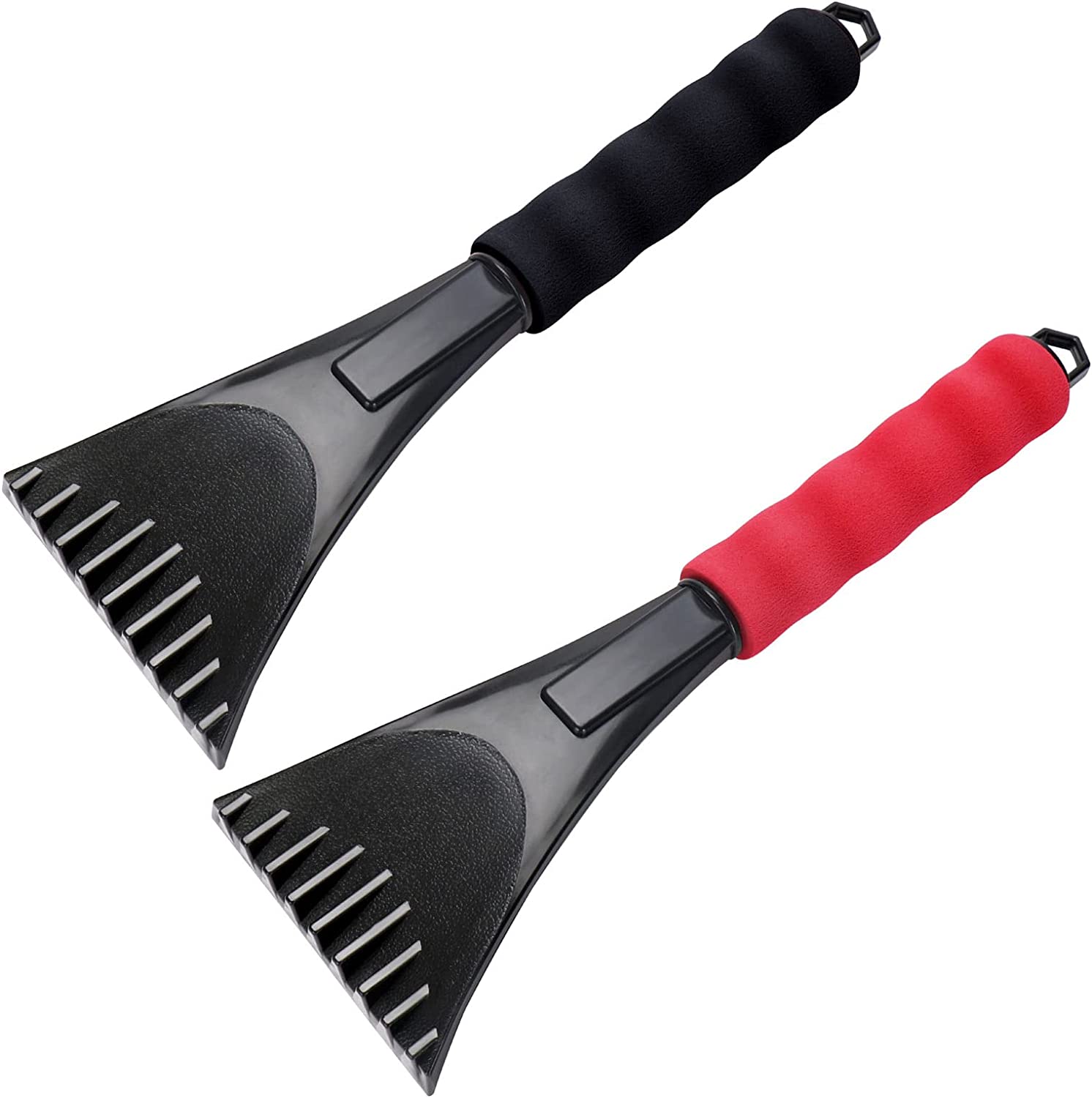 Ice Scrapers for Car Windshield (2 Pack), Snow Scraper Brush for Car