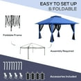 thumbnail image 4 of Outsunny 13' x 13' Pop Up Canopy w/ Netting, Weight Bags, Blue, 4 of 9