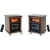 LifeSmart Electric Dual Zone Infrared Heater 2-Pack, LS-ZHPW-2400