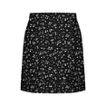 thumbnail image 5 of PYGNJK Women's Plus Size Printed Skirts High Waist Underneath Boho Tiered Flowy Tennis Skirts Casual Mini Skirt, 5 of 6