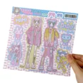 thumbnail image 5 of Domi, nuevo libro de pegatinas, pegatinas de personajes coreanos para mujer, libro completo, reemplazo plano, Material de álbum de recortes de estilo Ins asiático dulce, 5 of 5