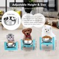 Tunpug Upgraded Elevated Dog STF9 Bowls Standfor Small Cats Dogs,2 Pack