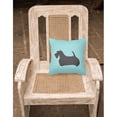 thumbnail image 3 of Carolines Treasures BB3869PW1818 Scottish Terrier Checkerboard Green Fabric Decorative Pillow, 3 of 5